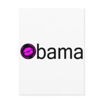 Obama-Blk Kiss) postcards by BarackObamaStore Obama-Blk Kiss) postcards