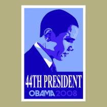 Obama Blue 44th President Poster 3 posters