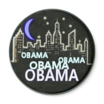 Obama Blue Moon Magnet