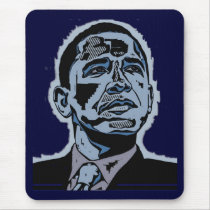 Obama Blue Mouse Mat
