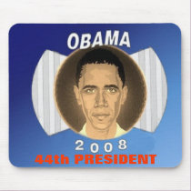 Obama Blue Mousepad