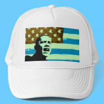 Obama Blue US Flag Hat hats