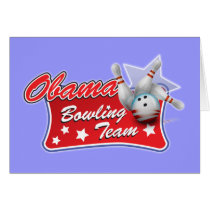 Obama Bowling Team Cards