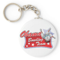 Obama Bowling Team Keychains