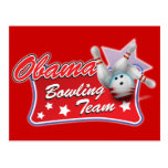 Obama Bowling Team Postcards