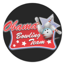 Obama Bowling Team Stickers