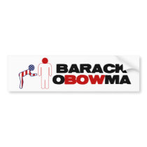 Obama Bows bumper stickers by Megatudes Obama Bows bumper stickers