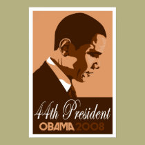 Obama Brown 44th President Poster posters
