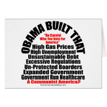 Obama Built That-A Communist America Card