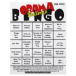 Obama Bullcrap Bingo #003 & #004 Full Color Flyer