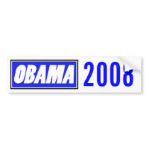 OBAMA BUMBPER STICKER bumper stickers by bigfigdesign OBAMA BUMBPER STICKER bumper stickers
