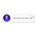 Obama Bumper Sticker bumper stickers by turkishobama Obama Bumper Sticker bumper stickers
