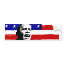 OBAMA BUMPER STICKER bumper stickers by FetePromotions OBAMA BUMPER STICKER bumper stickers