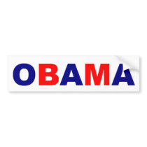 OBAMA Bumper Sticker bumper stickers
