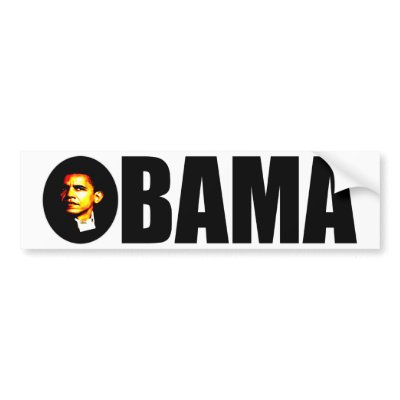 Obama Bumper Sticker by irregulargoods