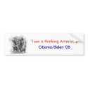 Obama Bumper Sticker bumper stickers by safetyissues Obama Bumper Sticker bumper stickers
