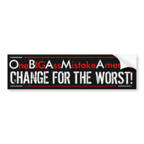 OBAMA BUMPER STICKER