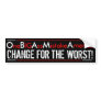 OBAMA BUMPER STICKER