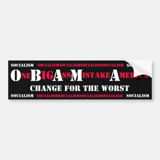 OBAMA BUMPER STICKER