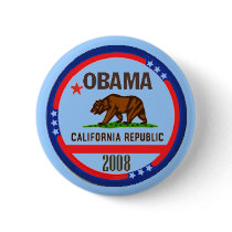 Obama CALIFORNIA Button by samappleby Obama CALIFORNIA Button