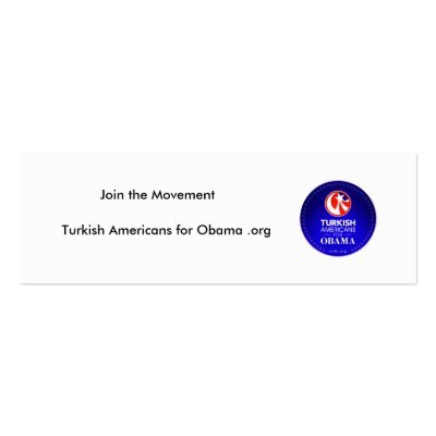 Obama Card Business card by turkishobama
