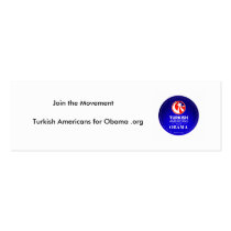 Obama Card profile cards