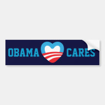 Obama Cares Bumper Stickers