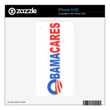Obama Cares Decals For iPhone 4