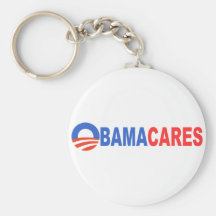 Obama Cares Keychain