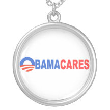Obama Cares Personalized Necklace