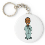 obama caricature keychain