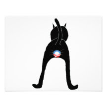 Obama Cat Custom Invitation