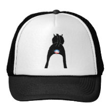 Obama Cat Mesh Hat