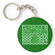 Obama Celtic Knotwork Keychain
