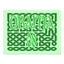 Obama Celtic Knotwork Poster