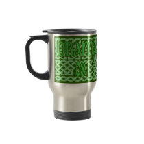 Obama Celtic Knotwork Travel Mug