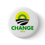 Obama Change 2012 Button