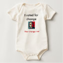 Obama Change Baby shirt