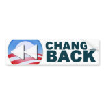 Obama: Change Back Bumper Sticker