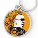 Obama Change BackGround Color keychains