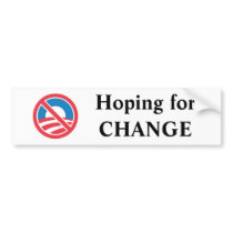 obama change bumper stickers