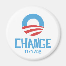 Obama Change Fridge Magnets