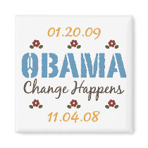 Obama Change Happens Magnet