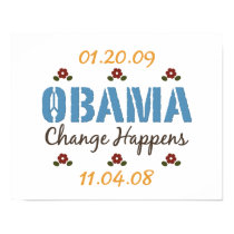 Obama Change Happens Poster posters