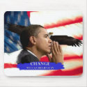 Obama Change mousepads