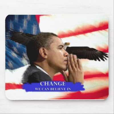 Obama Change Mousepad