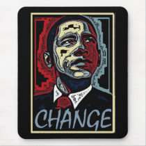 Obama Change Mouse Pad
