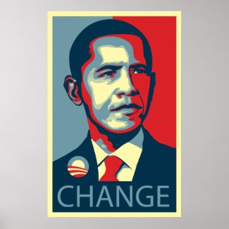 Obama Change print