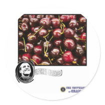 Obama Cherry FRESHNESS GUARANTEED stickers by TheUniversityofObama Obama Cherry FRESHNESS GUARANTEED stickers