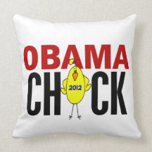 Obama Chick 2012 Pillows
